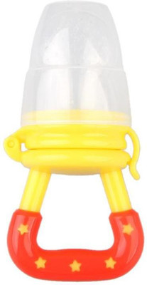 Papa Baby Food Feeder Fruit Nibbler Fruit Sack Teether and Feeder(Orange, Yellow)