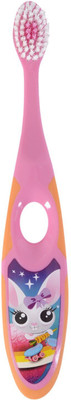 

Jordan Step 2 for 3-5 Years Super Soft Bristles Toothbrush (Pack of 1) - Pink Soft Toothbrush