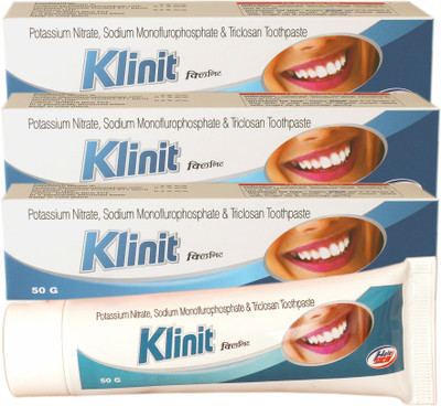 

Klinit Toothpaste ( 3 x 50 gm ) Toothpaste(150 g, Pack of 3)
