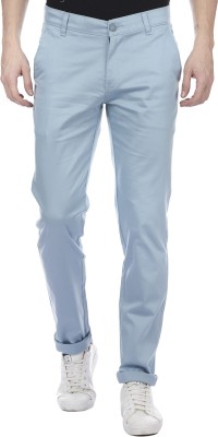 TAHVO Slim Fit Men Light Blue Trousers