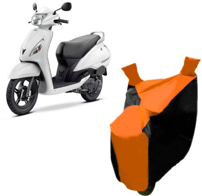 Auto Age Two Wheeler Cover for TVS(Jupiter, Orange)