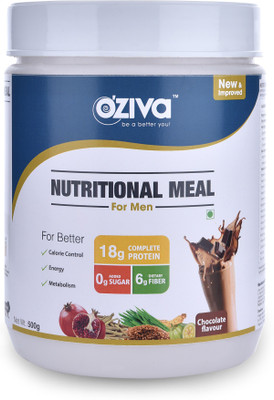 

OZiva Nutritional Meal Shake, Men - High Protein Meal Replacement(500 g)