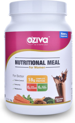 OZiva OZiva Nutritional Meal Shake Women, (Meal Replacement Shake), Chocolate(1 kg)