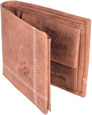 Bull Kraft Men Casual, Formal Brown Genuine Leather Wallet(6 Card Slots), Brown-05
