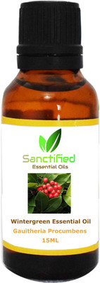 

SANCTIFIED Wintergreen essential oil 15ml, 100% pure and natural for unisex(15 ml)