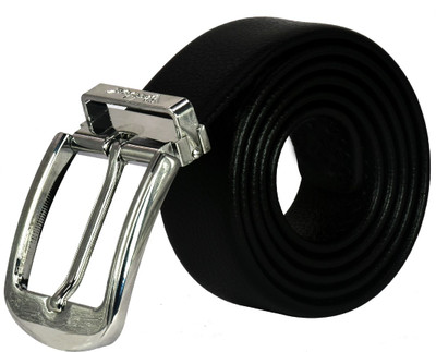 EDIFIER Men Casual Black Artificial Leather Belt