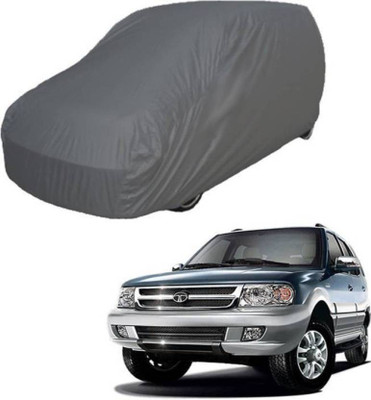 Gromaa Car Cover For Tata Safari Storme (Without Mirror Pockets)(Grey)