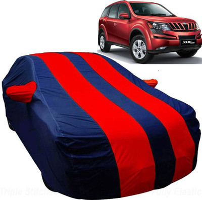 AUTO STAR Car Cover For Mahindra XUV 500 (With Mirror Pockets)(Red, Blue)