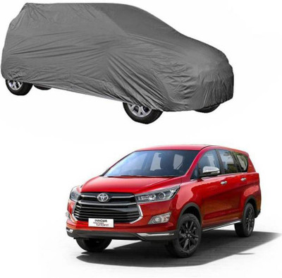 Gromaa Car Cover For Toyota Innova Crysta (Without Mirror Pockets)(Grey)
