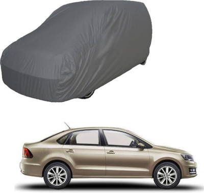 ANLOPE Car Cover For Volkswagen Vento (Without Mirror Pockets)(Grey)