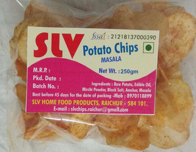 

SLV Home Food Products Hot And Spicy Masala chips Chips(250 g)
