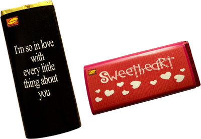 

Innovative Valentine Chocolates with Combo of Love Message for some one special Bars(Pack of 2, 110 g)