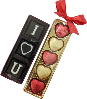 

Chocoworld LOVE COMBO 2 - CHOCOLATE GIFTS - Hand Made Dark Chocolates - Gifts for Boyfriend, Girlfriend, Wife, Husband, etc Truffles(1 Units)