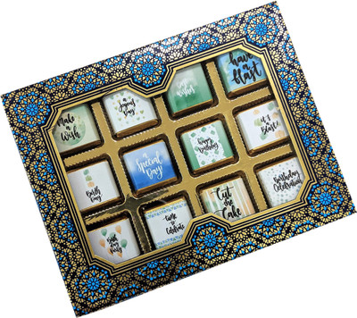 

Chocoworld HAPPY BIRTHDAY CHOCOLATE GIFT BOX - Hand Made Premium Dark Chocolates - 12 pieces Truffles(1 Units)
