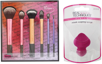 

Real Techniques Sam's Makeup Valentine's Day Set + Miracle SculptIng Sponges(Set of 2)