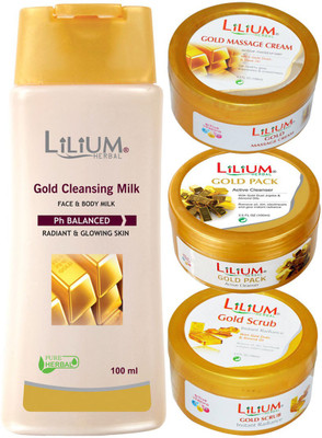 

Lilium Herbal Mansoon Skin Care Combo Pack of 4-GC662(Set of 4)