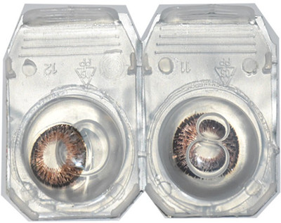 

glance gallaxy glance gallaxy3 Monthly Contact Lens(0, brown, Pack of 2)
