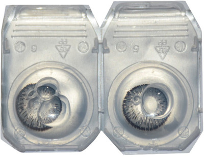 

glance gallaxy glancegallaxy gray Monthly Contact Lens(0, grey, Pack of 2)