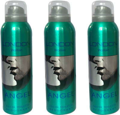 

LONDON ANGEL ( PACK OF 3) Deodorant Spray - For Women(200 ml, Pack of 3)