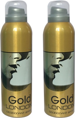 

LONDON GOLD ( PACK OF 2) Deodorant Spray - For Men & Women(200 ml, Pack of 2)