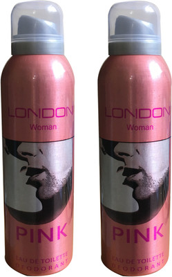 

LONDON PINK ( PACK OF 2) Deodorant Spray - For Women(200 ml, Pack of 2)