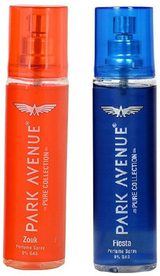 

Park Avenue Zouk and Fiesta Body Spray - For Men & Women(270 ml, Pack of 2)