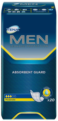 

TENA Incontinence Guards For Men, Moderate Absorbency, 20 Count Adult Diapers - XXL(20 Pieces)