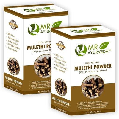 

MR Ayurveda Organic Licorice Powder ( Mulethi Powder ) - Set of 2(200 g)