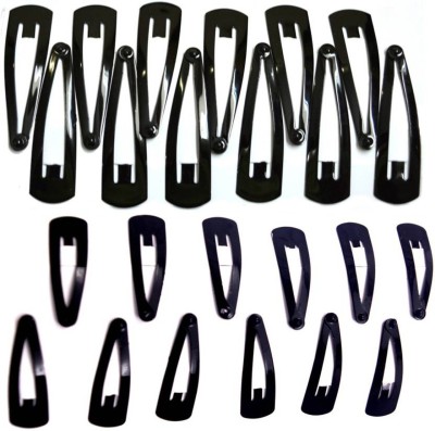 JP Anokhi Ada Regular Metallic Tic Tac Clip(Black)