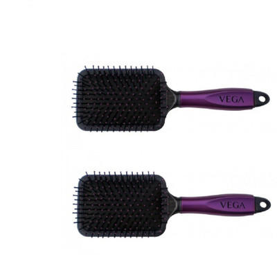 

VEGA Set of 2 Ultimate Paddle Brushes with cleaner (E18 PB)