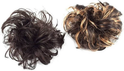 

Vivian Brown ,Hightlight 2 Pieces Bun Hair Extension