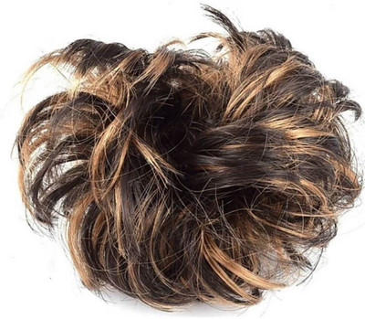 

Vivian Black Golden Hightlight Bun Hair Extension