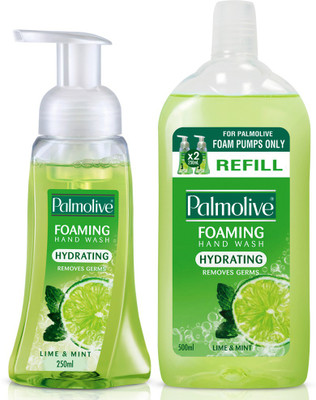 Palmolive Foaming Hand Wash(750 ml, Pump Dispenser, Pack of 2)
