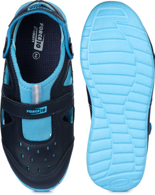 

Footfun Boys Sling Back Strappy Sandals(Blue, N.blue