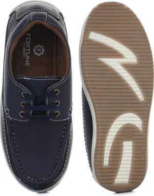 

Fortune Boys Lace Moccasins(Blue