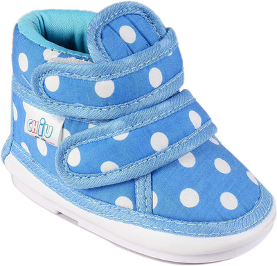 

Chiu Boys & Girls Velcro Casual Boots(Light Blue, Skyblue