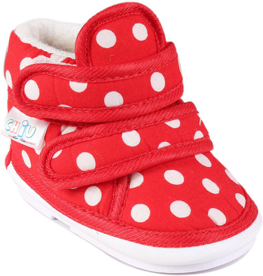 

Chiu Boys & Girls Velcro Casual Boots(Red
