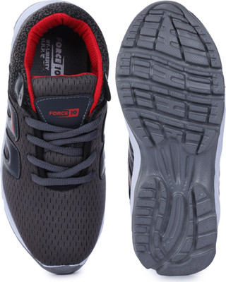 

Force 10 By Liberty Boys Lace Running Shoes(Grey