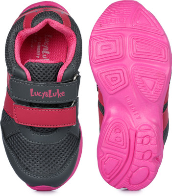 

Footfun by Liberty Boys Velcro Sneakers(Pink