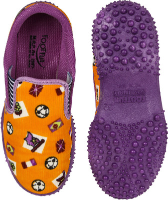 

Footfun by Liberty Boys Slip on Sneakers(Orange