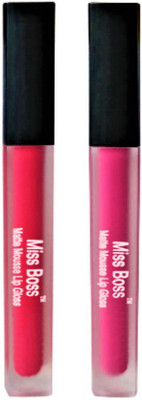 

Miss Boss Matte Mousse Lip Gloss (6 ml, peach, pink)(6 ml, peach and pink)