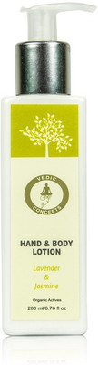 

Vedic Concepts Organic Hand & Body Lotion (Lavender & Jasmine)(200 ml)