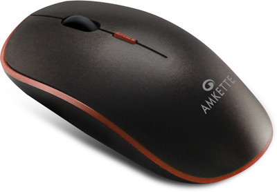 

Amkette Hush Pro Air Wireless Optical Gaming Mouse(2.4GHz Wireless, Red)