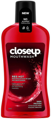 

Closeup Red Hot Mouthwash - Clove Oil(500 ml)