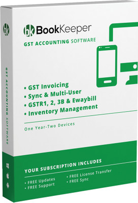 Book Keeper GST Accounting Software - Two Device Yearly (3 month FREE)(1)