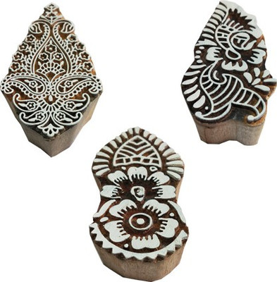 skart wooden printing blocks143 Printing Blocks(Pack of 3)