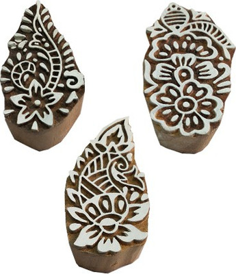 skart wooden printing blocks147 Printing Blocks(Pack of 3)