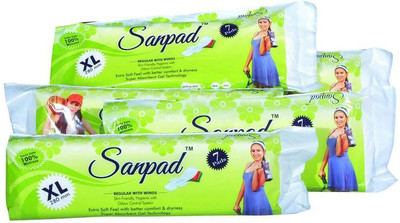 

Sanpad XL 280 mm Sanitary Pad(Pack of 5)