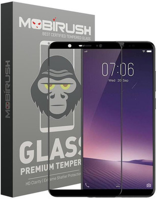 MOBIRUSH Edge To Edge Tempered Glass for VIVO V7(Pack of 1)