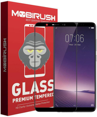 MOBIRUSH Edge To Edge Tempered Glass for VIVO V7 Plus(Pack of 1)
